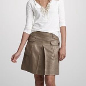 J Crew burnished linen woven in Italy skirt NWT 6